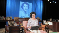 Linda Reiter as Rose Fitzgerald Kennedy in "Rose" now playing at Greenhouse Theater Center