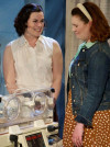Kat Evans, left, and Rebecca Sparks