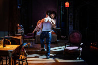 Stanley (Casey Hoekstra) sweeps Stella (Alina Taber) off her feet in A Streetcar Named Desire by Tennessee Williams, Paramount Theatre’s 2023-24 BOLD Series finale. Performances are March 13-April 21, 2024 at Paramount’s Copley Theatre, 8 E. Galena Blvd. in downtown Aurora. Tickets: paramountaurora.com or (630) 896-6666.