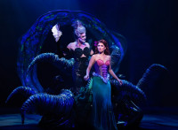 Sawyer Smith as Ursula and Sarah Kay as Ariel in Disney's 'The Little Mermaid'.