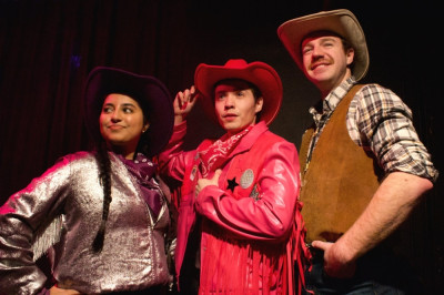 L-R: Momina Shazad, Octavio Montes De Oca, Ben Chalex.