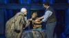 (left to right) Karissa Murrell Myers as the Blue Fairy and puppeteer Sean Garratt in House Theatre's 'Pinocchio' at Chopin Theatre
