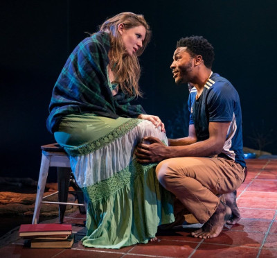Heather Chrisler and Jalen Gilbert in 'Mies Julie' at Victory Gardens
